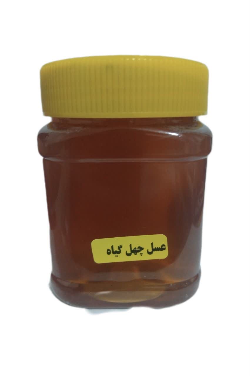 عسل چهل گیاه نیم کیلویی
