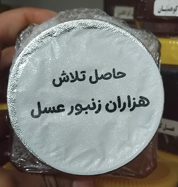 عسل گزانگبین نیم کیلویی با بسته بندی مقاوم